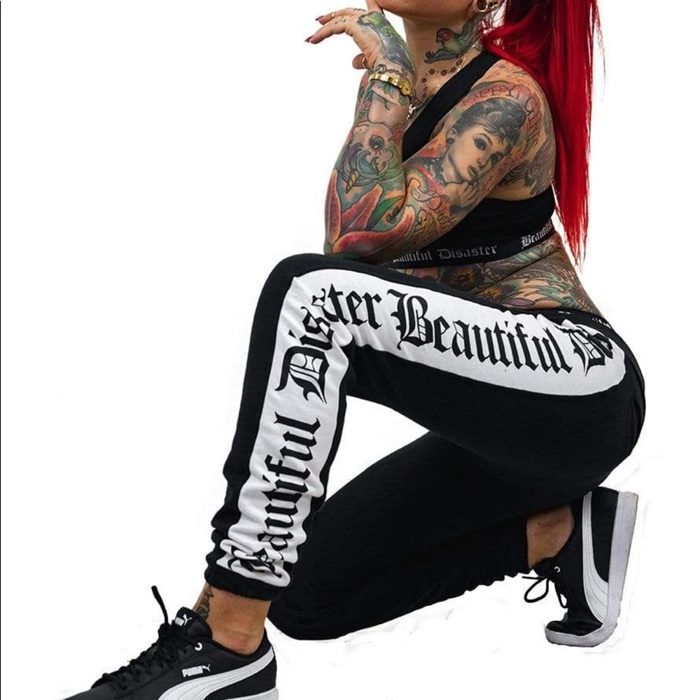 IN SEARCH OF 🖤 BEAUTIFUL DISASTER SWEATPANTS/JOGGERS SMALL
